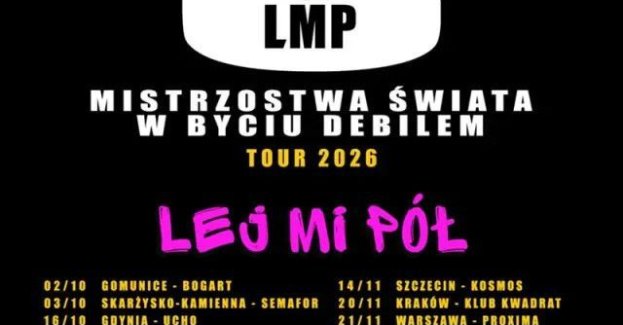 Zapraszamy 24 października 2026 roku do Dom Kultury - Kino Wawrzyn, Mogilno, ul. ks. P. Wawrzyniaka 1.