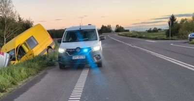 Po zderzeniu policja zatrzymała kierowcy prawo jazdy