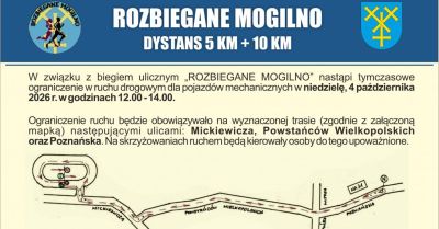 Bieg uliczny ograniczy ruch na trzech ulicach
