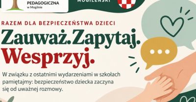 Poradnia apeluje o uważność i wsparcie dzieci